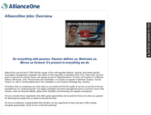 Tablet Screenshot of jobs.allianceoneinc.com